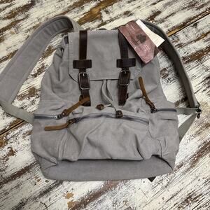 TSD TURTLE RIDGE BACKPACK Leather&Canvas NWT